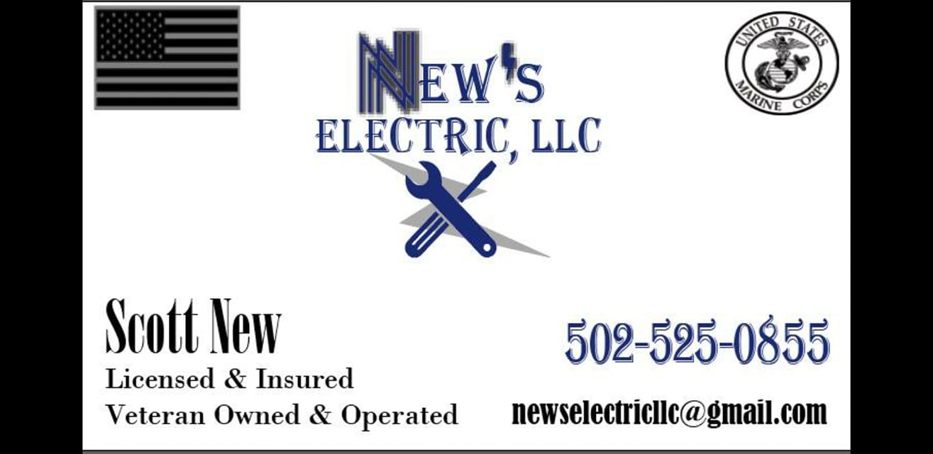 New's Electric Business Card